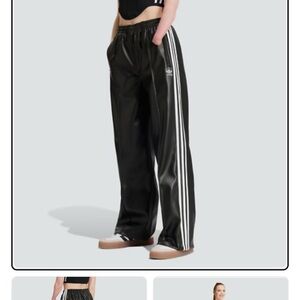 Adidas Firebird leather pants size L
